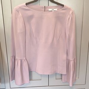 Tibi Crepe Bell Sleeve Blouse | 0